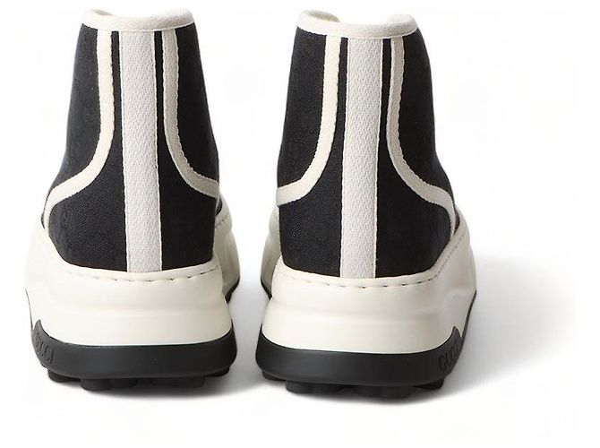 Gucci Sneakers alte GG Tennis Nero - vista 5