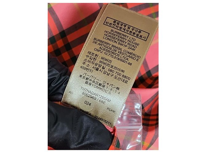 Burberry Camisa de algodón a cuadros rosa para mujer - vista 6