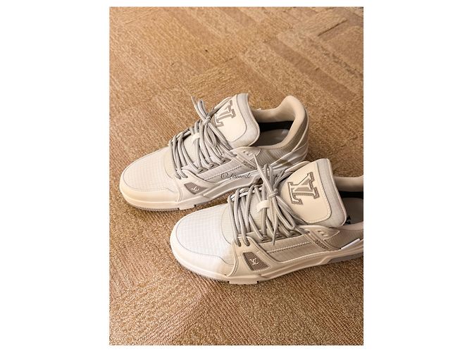 Louis Vuitton LV Trainer Sneaker Grau Orange - Ansicht 2