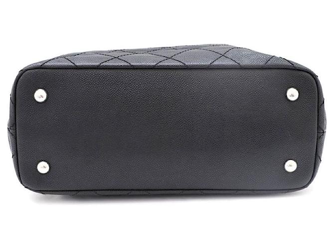 Chanel Borsa Shopper Caviar e Borsa a Spalla Nero - vista 7