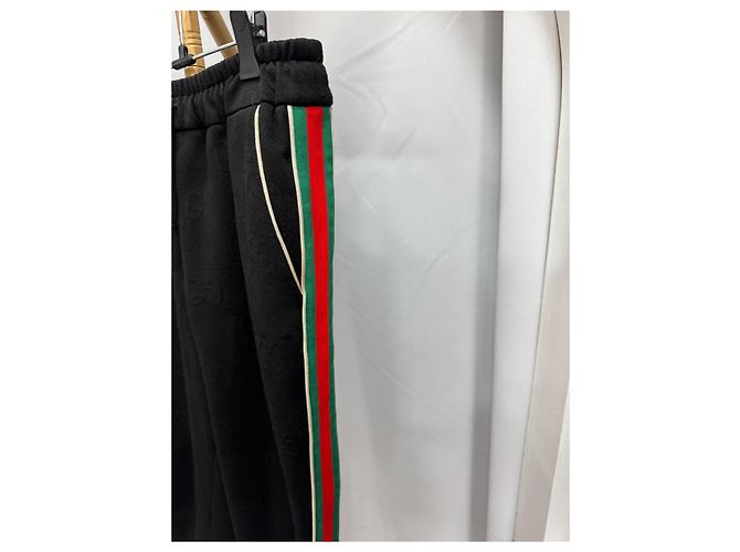 Gucci Pantaloni da training Jacquard GG Supreme Argento - vista 2