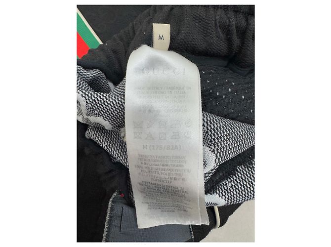 Gucci Pantaloni da training Jacquard GG Supreme Argento - vista 4