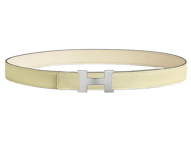 Hermès Correa Reversible de Cuero Mini Constance Dorado - vista 5