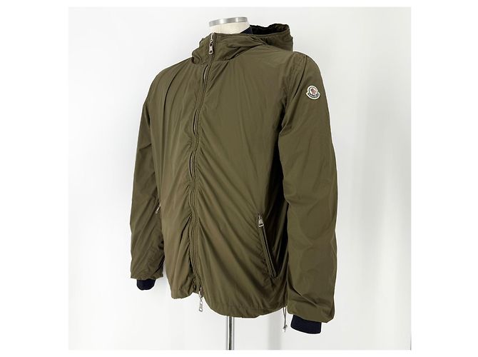 Moncler Herren Reversibler Windbreaker Strickjacke Blau - Ansicht 2