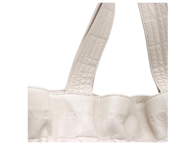 Chanel Borsa Tote Cream Coco Gabin Bianco - vista 16