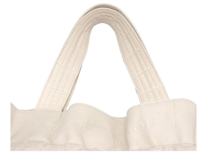 Chanel Borsa Tote Cream Coco Gabin Bianco - vista 17