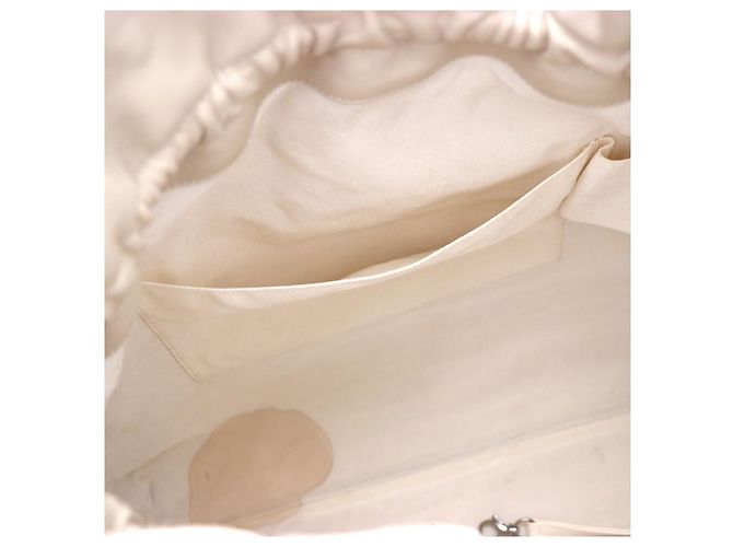 Chanel Borsa Tote Cream Coco Gabin Bianco - vista 20
