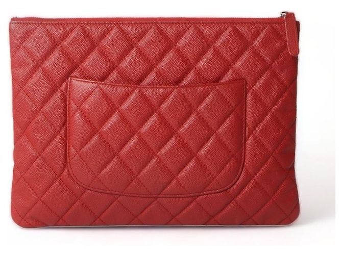 Chanel Clutch Caviar New Rosso - vista 2