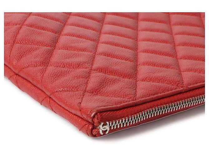 Chanel Clutch Caviar New Rosso - vista 4