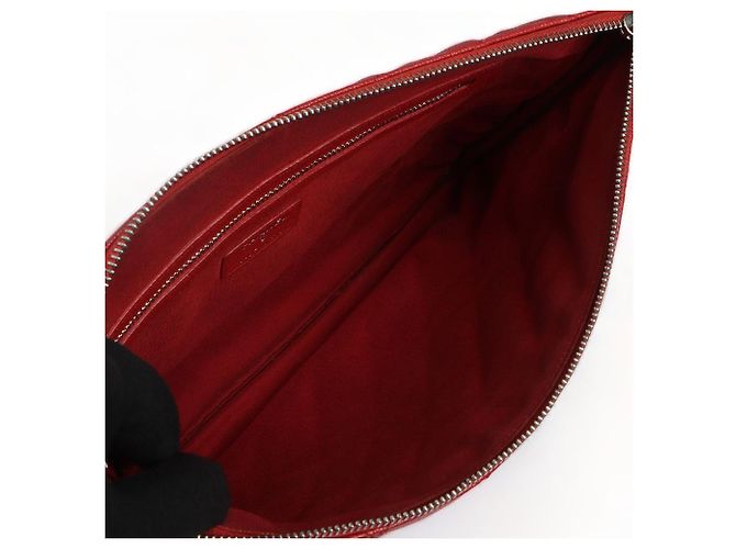 Chanel Clutch Caviar New Rosso - vista 7