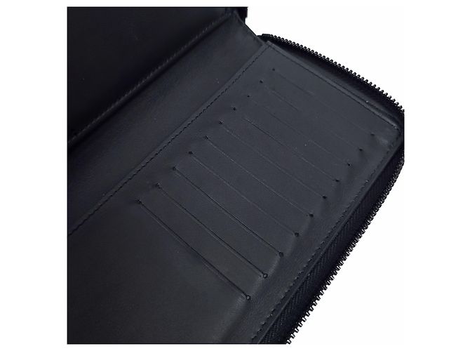Louis Vuitton Carteira longa com zíper Aerogram Preto - vista 7
