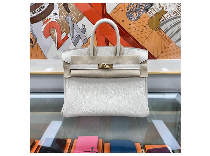 Hermès Birkin Togo Crepe Oro Hardware stamp D'oro - vista 2