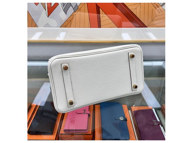 Hermès Birkin Togo Crepe Oro Hardware stamp D'oro - vista 5