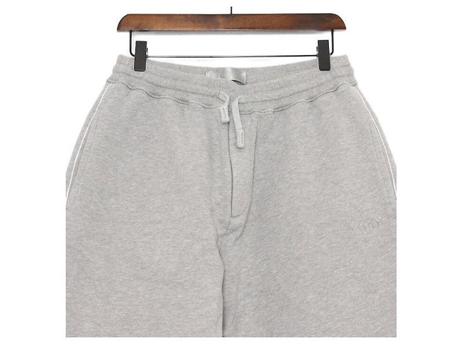 Dior Pantalones de chándal de felpa de algodón gris Castaño - vista 2