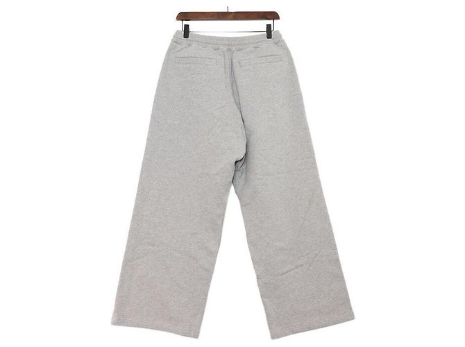 Dior Pantalones de chándal de felpa de algodón gris Castaño - vista 4