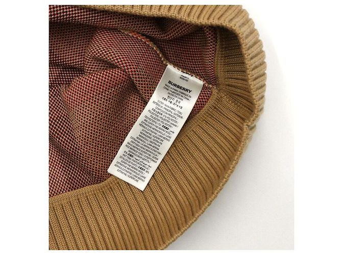 Burberry Beige Wool Jacquard Check Technical Cardigan - view 6