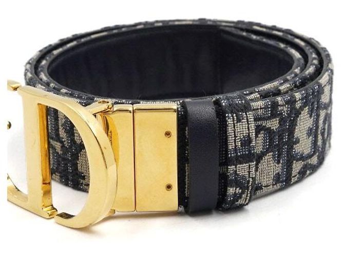 Dior Cinturón reversible Montaigne con hebilla dorada Unisex - vista 4
