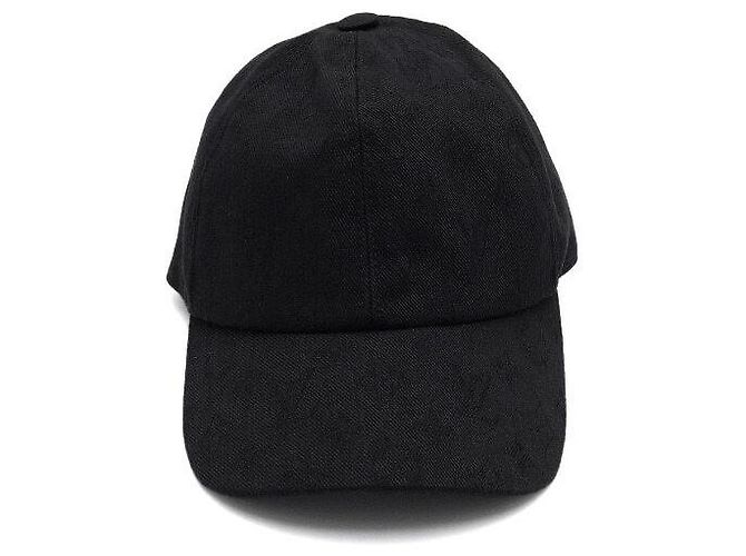 Louis Vuitton Cappellino da baseball Monogram Essentials da uomo Nero - vista 3
