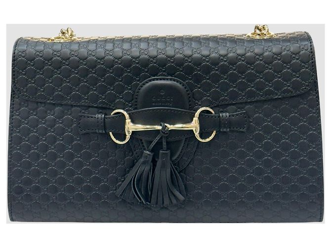 Gucci Borsa a tracolla Micro GG Shima Black Nero - vista 2