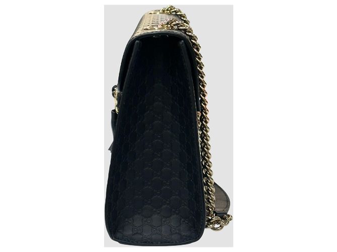 Gucci Borsa a tracolla Micro GG Shima Black Nero - vista 5