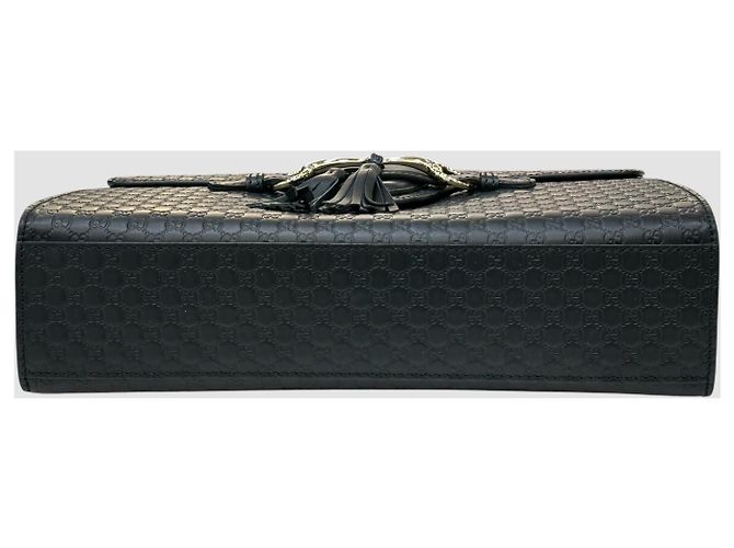 Gucci Borsa a tracolla Micro GG Shima Black Nero - vista 8