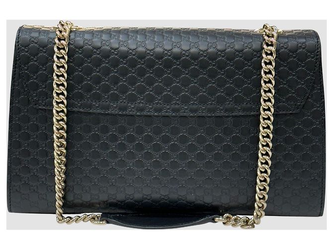 Gucci Borsa a tracolla Micro GG Shima Black Nero - vista 9