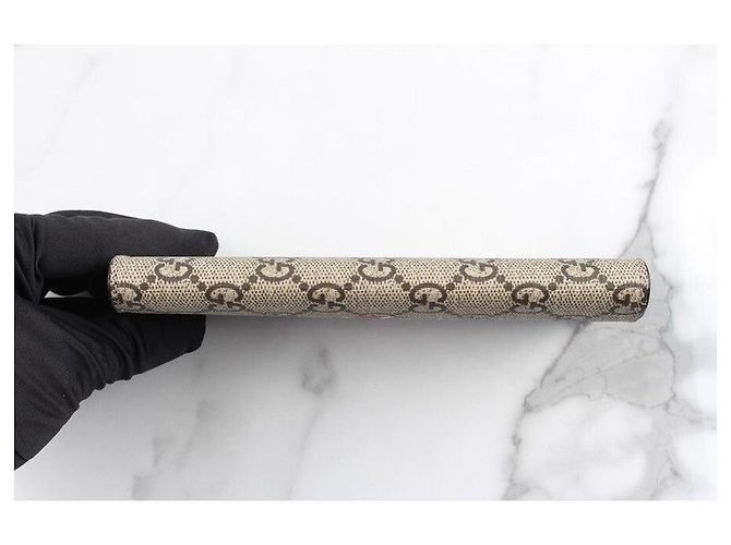 Gucci Portafoglio Lungo Serpente Marrone - vista 7