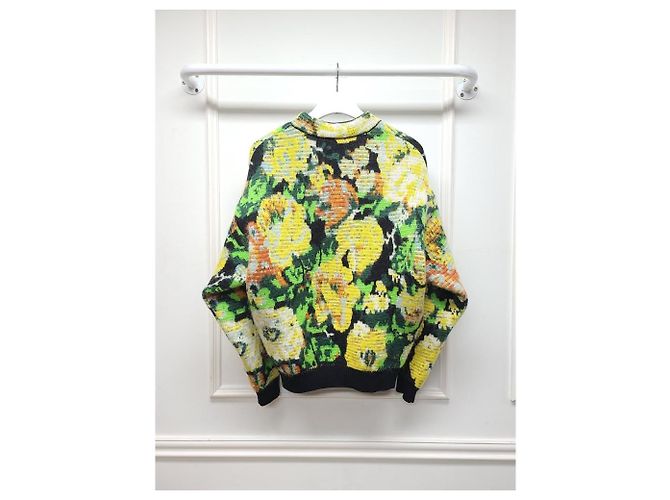 Louis Vuitton David Sims Tricô Jacquard de Flores Multicor - vista 4