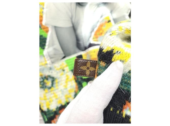 Louis Vuitton David Sims Tricô Jacquard de Flores Multicor - vista 5