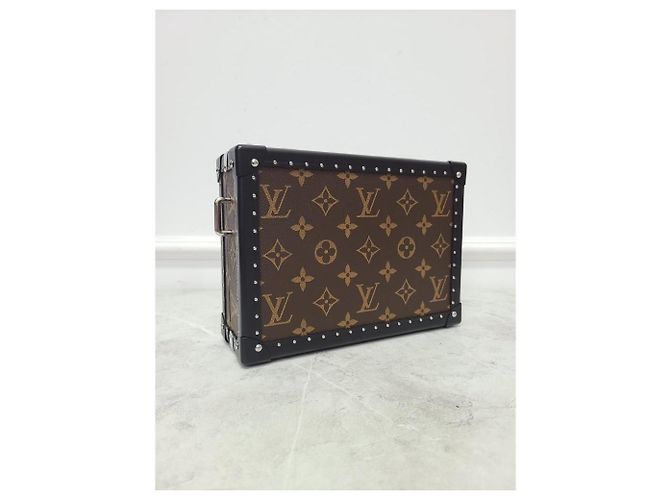 Louis Vuitton Clutch e borsa messenger Monogram Macassar Marrone - vista 4