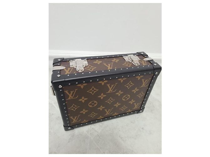 Louis Vuitton Clutch e borsa messenger Monogram Macassar Marrone - vista 5