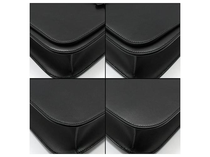 Saint Laurent Borsa a tracolla Spontini Medium con monogramma nero - vista 11