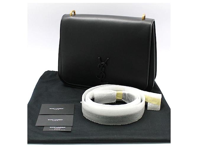 Saint Laurent Borsa a tracolla Spontini Medium con monogramma nero - vista 2