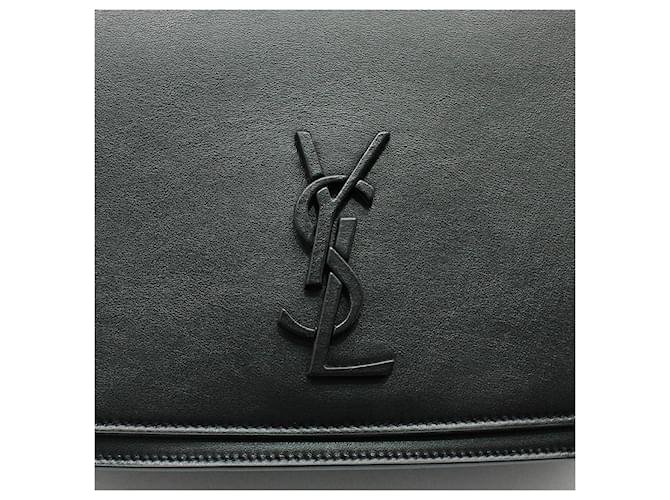 Saint Laurent Borsa a tracolla Spontini Medium con monogramma nero - vista 6