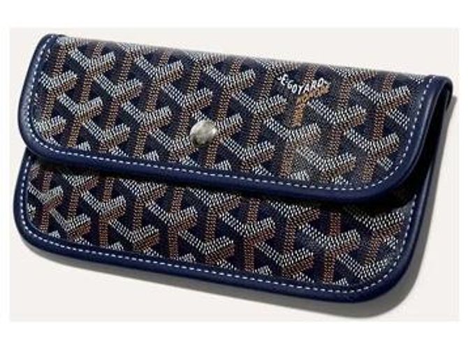 Goyard Sac Anjou PM Navy - vue 7