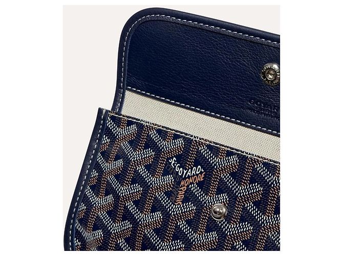 Goyard Sac Anjou PM Navy - vue 8