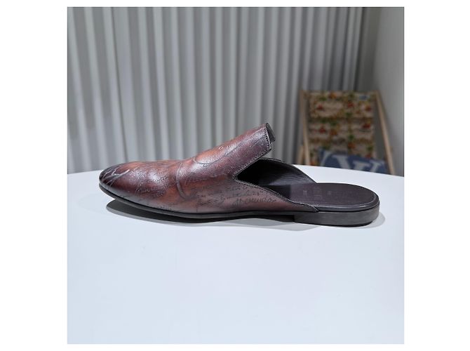 Berluti Cyrus Scripted Venetian Leather Mule Multiple colors - view 4