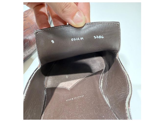 Berluti Cyrus Scripted Venetian Leather Mule Multiple colors - view 7