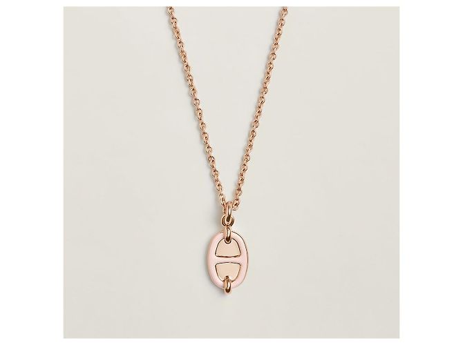 Hermès Collier Mini Maillon Or Rose/Or Rose - vue 8