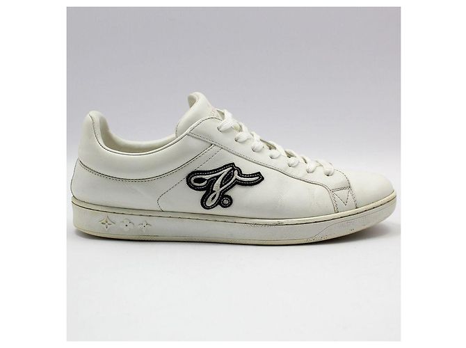 Louis Vuitton Baskets blanches brodées Luxembourg - vue 4