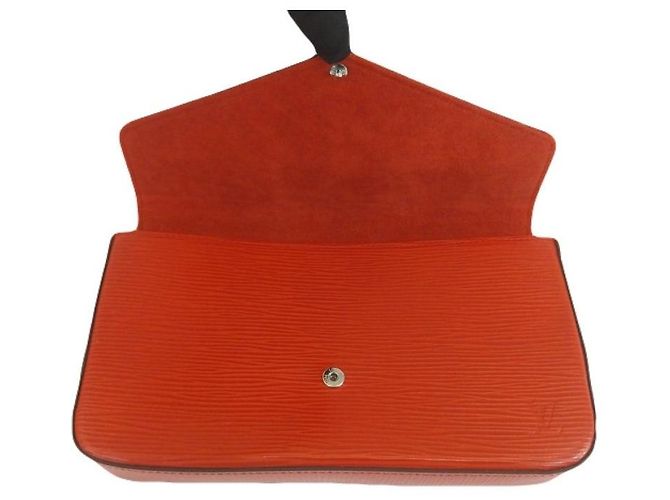 Pochette Félicie Louis Vuitton Pochette Felicie Red Epi Chain Crossbody Shoulder Bag Pink - Ansicht 3