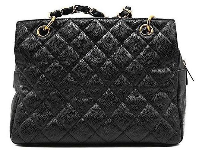 Chanel Caviar Square Bag Schwarz - Ansicht 3
