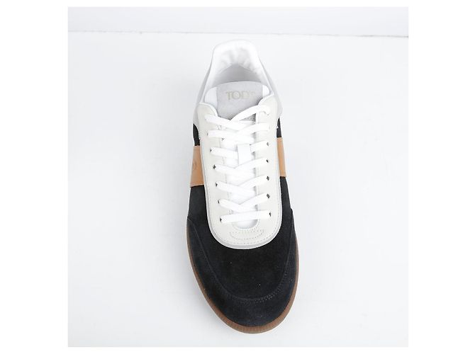 Tod's Sneakers basse in scamosciato nero - vista 4