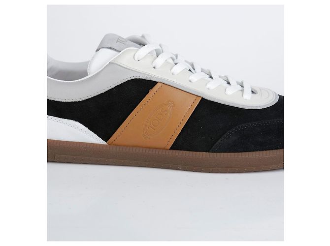 Tod's Sneakers basse in scamosciato nero - vista 7
