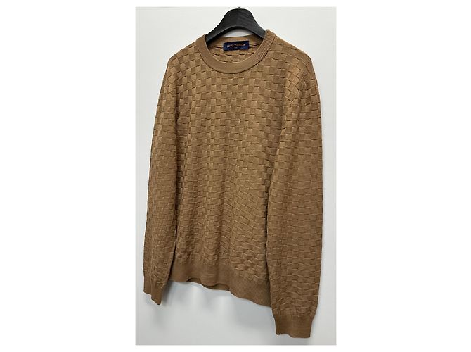 Louis Vuitton Damier Signature Strick Braun - Ansicht 4