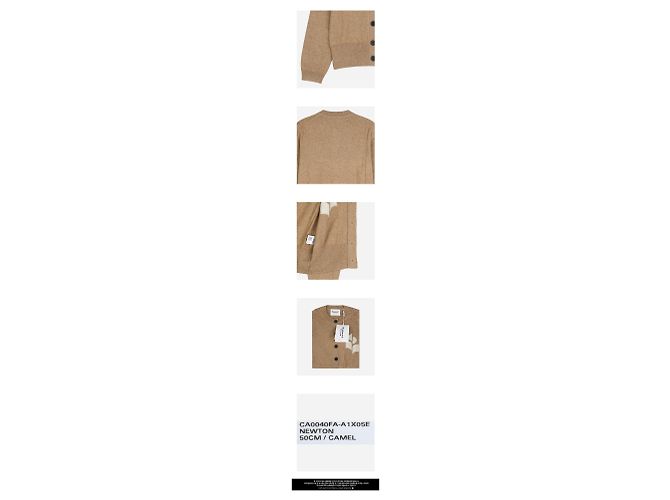 Isabel Marant Newton Logo Cardigan Camel Braun - Ansicht 3