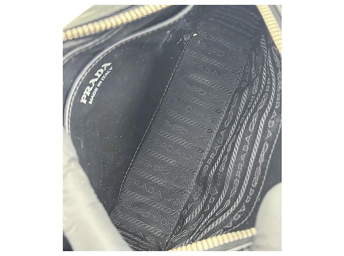 Prada Borsa a Spalla Black Diagram Chain Nero - vista 10