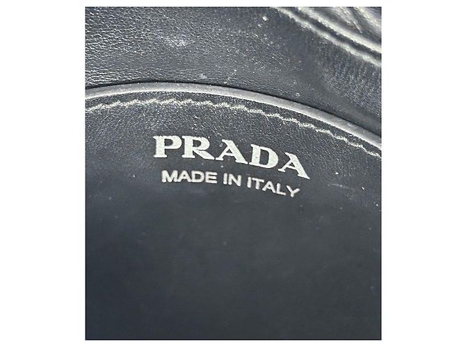 Prada Borsa a Spalla Black Diagram Chain Nero - vista 11