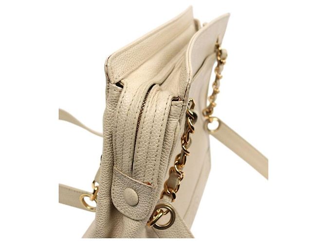 Chanel Beige Triple CC Chain Schultertasche Braun - Ansicht 12