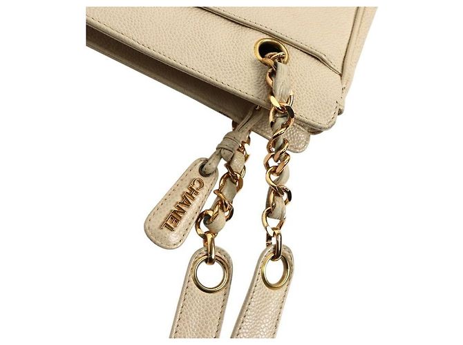 Chanel Beige Triple CC Chain Schultertasche Braun - Ansicht 13